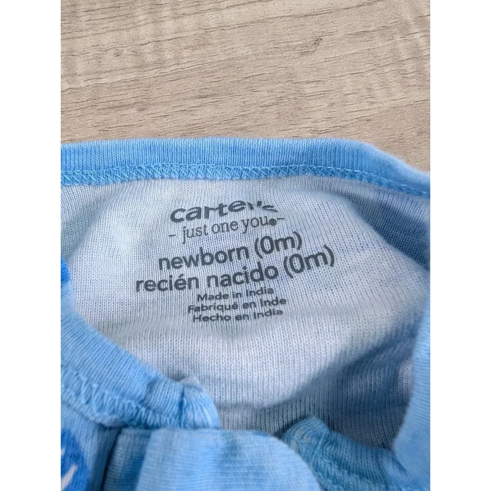 Carter's 3-Pack Boys Newborn Sleep Play Footed Pajamas Just One You
